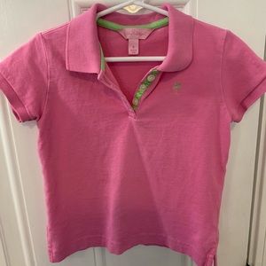 Lily Pulitzer Pink Polo shirt - Girls size 6